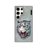 Nimmy Animation Embroidery Protective Leather Case for Samsung Galaxy S24 Ultra