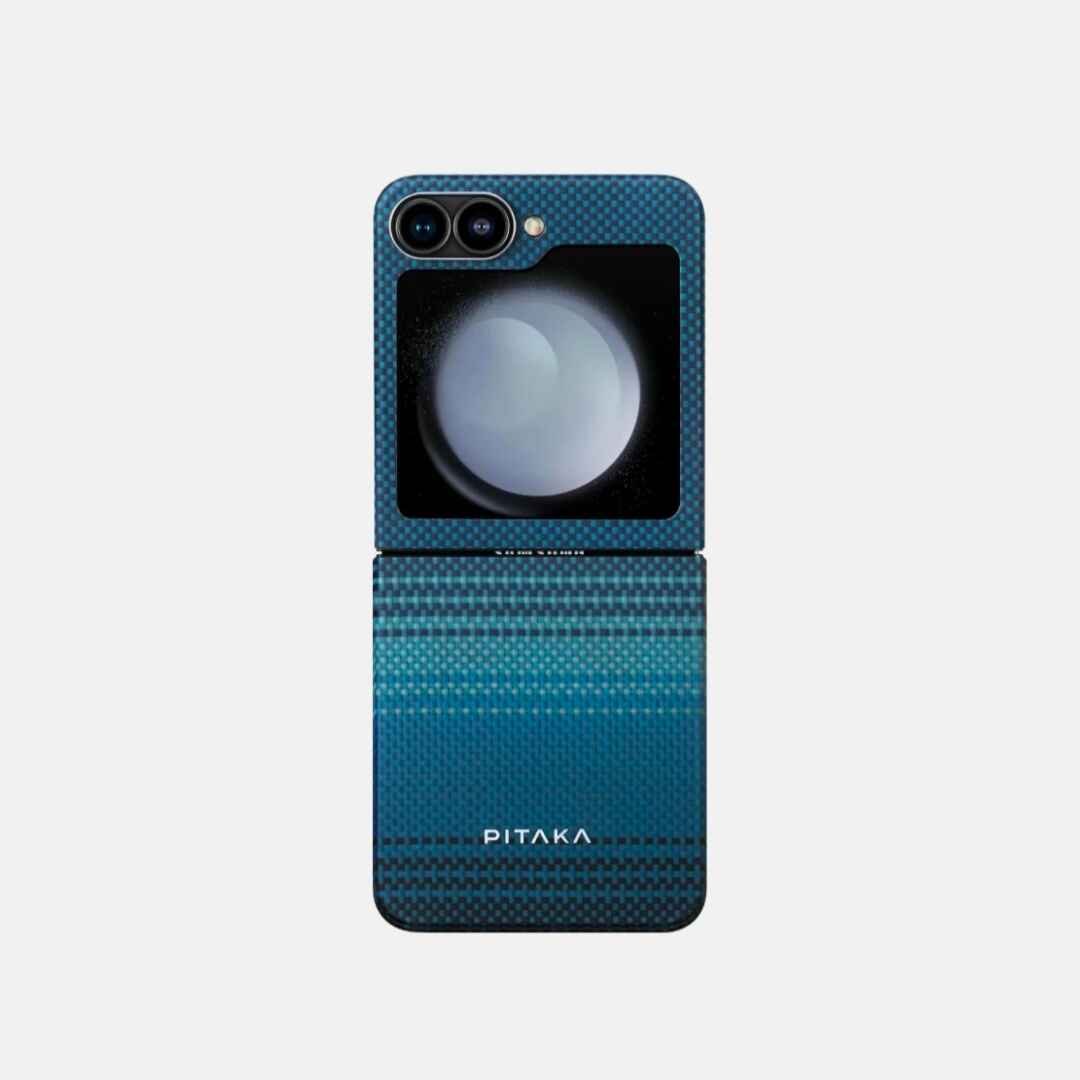 pitaka-moonrise-tactile-woven-case-for-samsung-galaxy-z-flip-6-1500d PITAKA Moonrise Tactile Woven Case for Samsung Galaxy Z Flip6 -1500D - Image 1