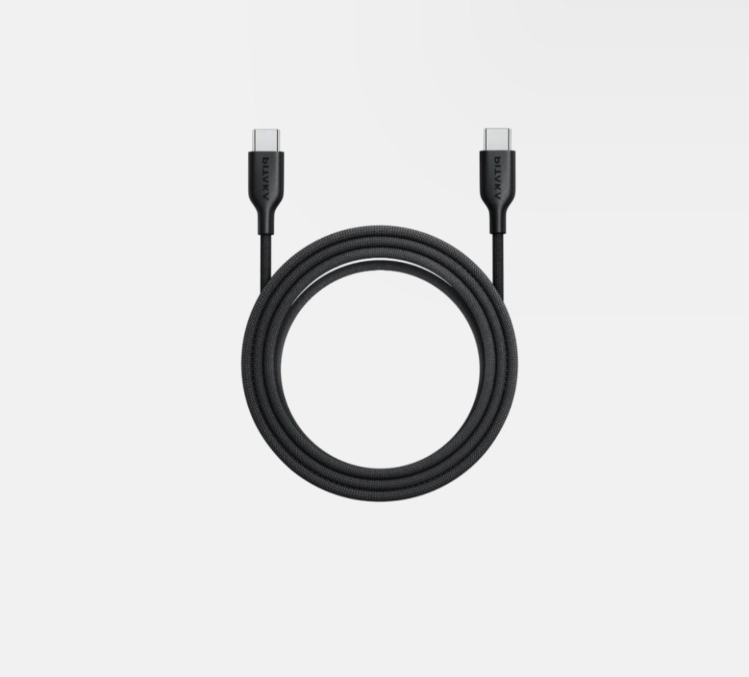 pitaka-60w-flex-braided-usb-c-to-usb-c-fast-charging-cable-4-ft PITAKA 60W Flex Braided USB-C to USB-C Fast Charging Cable -4ft - Image 1